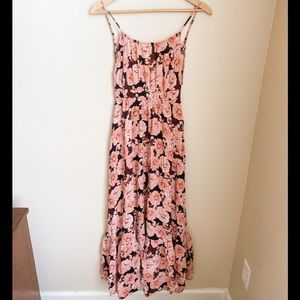 Floral maxi dress size small